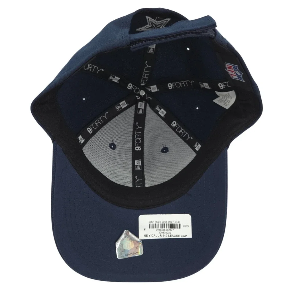 New Era Dallas Cowboys Hat YOUTH Navy Blue Star 9FORTY Adjustable NFL Cap NEW